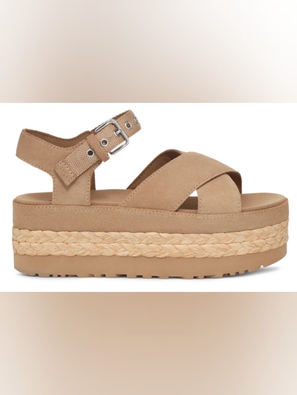 UGG® Aubrey Ankle Espadrille Sandals Size 8 New MSRP $129.95